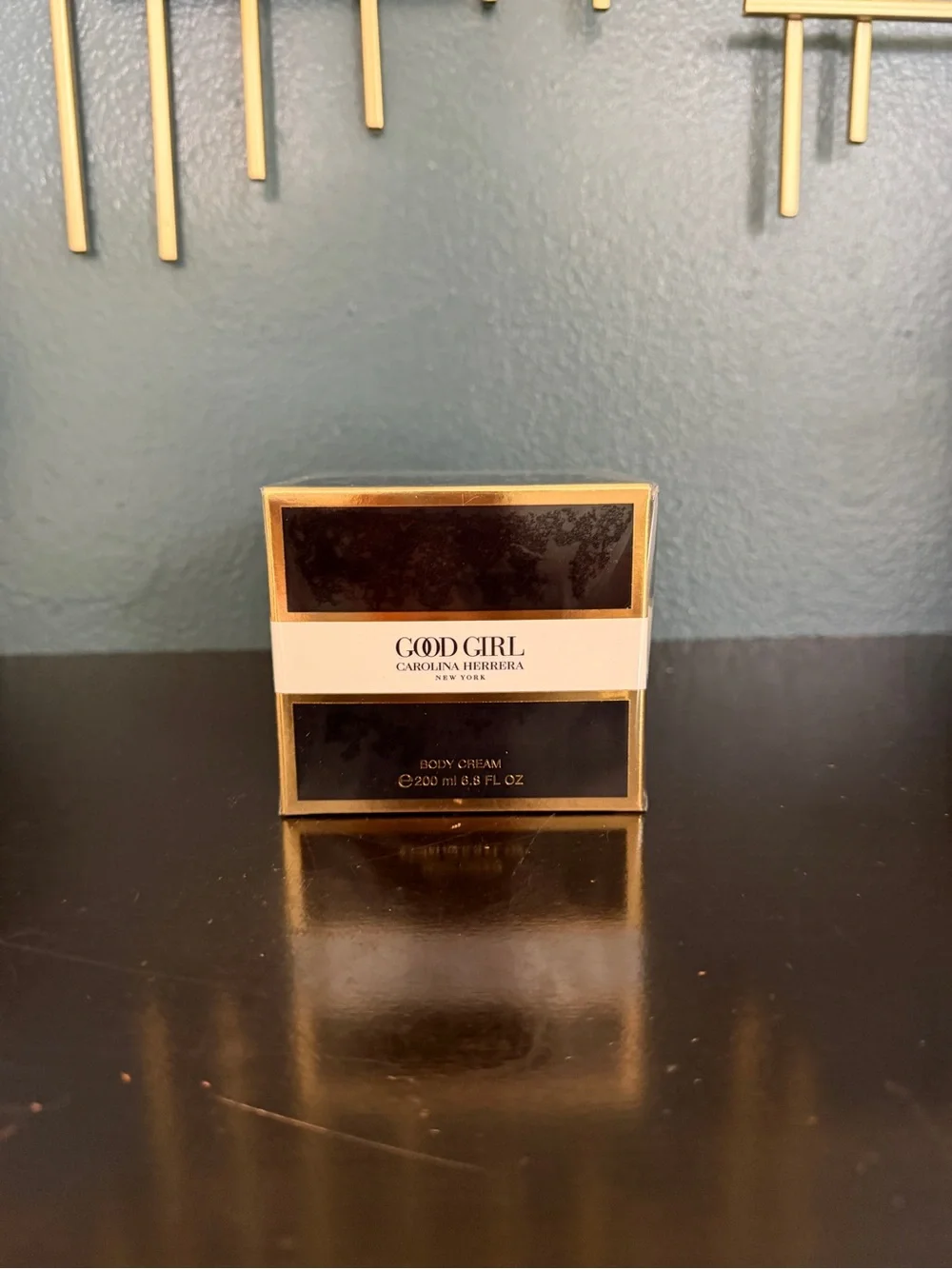 Carolina Herrera Good Girl Body Cream — Black, Gold & White